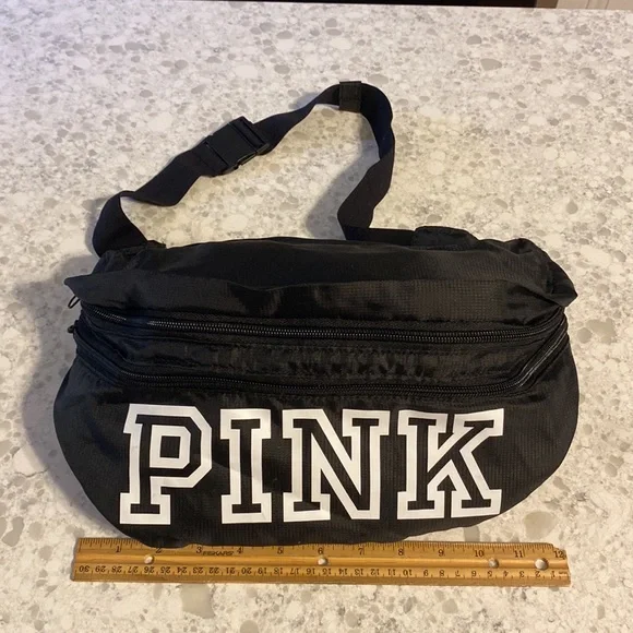 SALE NWOT large convertible PINK Victorias Secret belt bag-converts to back sack - Picture 8 of 16